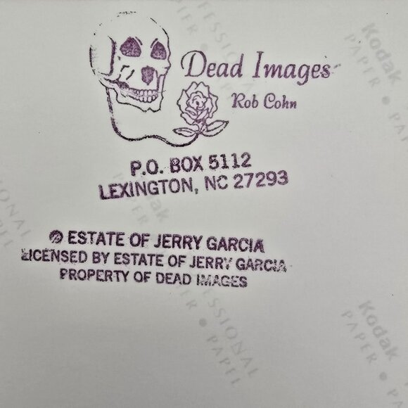 Jerry Garcia Live Concert Photo By Rob Cohn Licensed By Estate Of Jerry Garcia - Picture 2 of 11